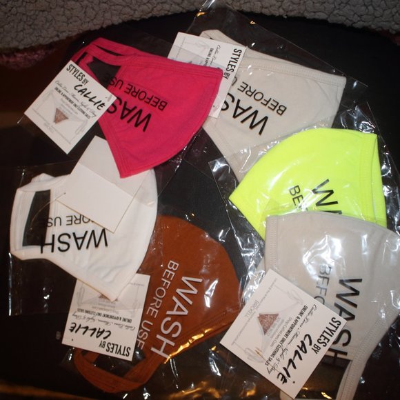 WASHABLE FILTER POCKET FACE MASKS - Picture 3 of 3